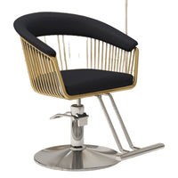 Luxury Vintage Barber Chair for Salon Hair Styling, Perming, and Dyeing