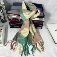 Plaid Scarf for Men and Women, Autumn/Winter Warm Fashion British Style