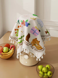 Cartoon Dust Cover for Blenders, Soy Milk Makers, Rice Cookers, and Air Fryers