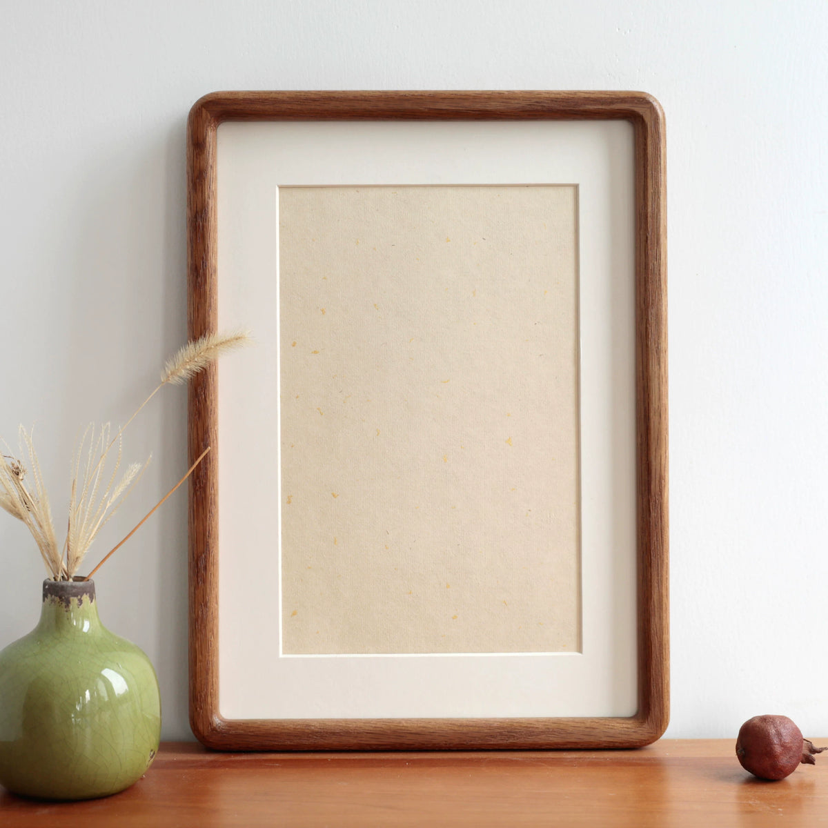 DIY Baby Handprint Footprint Photo Frame Kit with Solid Wood Frame and Xuan Paper