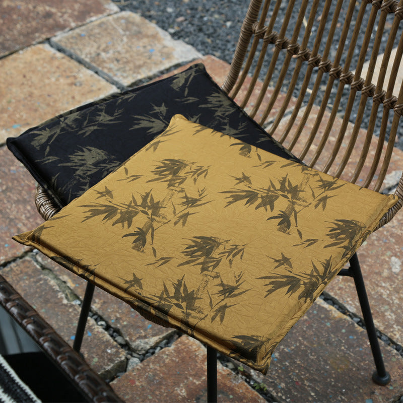 New Chinese Style Bamboo Pattern Seat Cushion for Bay Window and Garden Chairs