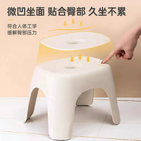 Stackable Plastic Stool for Living Room, Bathroom, and Kids - Non-Slip & Durable