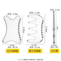 Stainless Steel Gua Sha Massage Tool for Face and Body, Myofascial Release and Acupressure