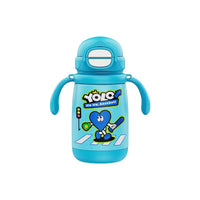 Kids' 316 Stainless Steel Insulated Sippy Cup with Handle & Strap, 400ML