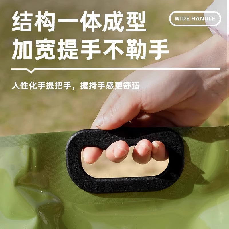 Portable 8L Collapsible Water Bag for Outdoor Camping and Car Use, Food-Grade Thickened Water Container