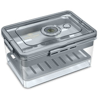 Cigar Humidor, Portable 3-Layer Transparent Large Capacity Sealed Moisture-Proof Cigar Storage Box