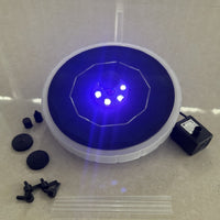 Solar Fountain Pump with RGB Lights for Outdoor Ponds, Bird Baths, and Garden Decoration