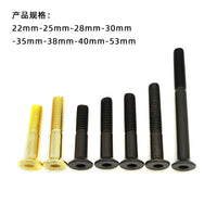 M5 Carbon Steel Skateboard Truck Mounting Hardware Set with Nuts