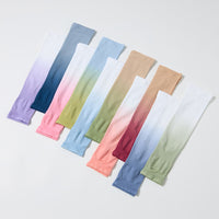 Unisex UV Protection Gradient Ice Silk Arm Sleeves for Outdoor Sports