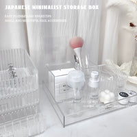 Acrylic Nail Art Storage Organizer Tray Set for Polish, Tools, and Accessories