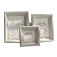 Modern Minimalist American Style Photo Frame for Tabletop or Wall Mounting, 6-16 Inch Family Photo Display