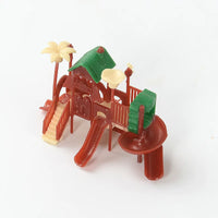 Miniature Park Slide Model for Dioramas and Micro Landscapes, DIY Craft Accessory