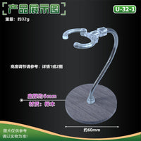 Adjustable Dragon Snake Waist Clip Action Figure Display Stand for Dioramas