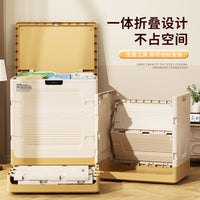 PP Storage Box with Combination Lock, Lid, and Wheels - Dustproof & Moisture-proof