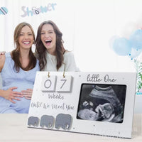 Wooden Baby Ultrasound Photo Frame Desktop Ornament