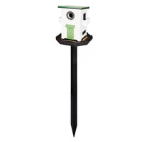 Wooden Outdoor Bird Feeder for Garden & Villa Decor, Rainproof Hanging Bird Feeding Station