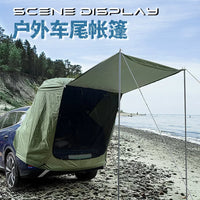SUV Tailgate Tent Awning for Camping, Picnics, and Outdoor Recreation - Waterproof and Sun Protection
