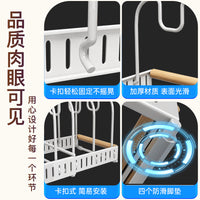 304 Stainless Steel Expandable Pot Lid Rack for Kitchen Countertop and Cabinet Organization