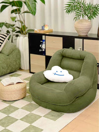 Single Sofa Chair Lazy Bean Bag Recliner for Balcony Bedroom Living Room