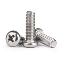 304 Stainless Steel Phillips Pan Head Machine Screws M3 M4 M5