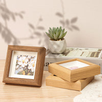 Mini Square Hollow Wood Frame for DIY Art, Oil Painting Sticks, Watercolor, and Children's Artwork Display