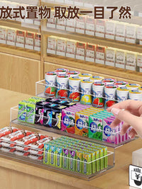 Tiered Countertop Display Rack for Snacks and Small Items