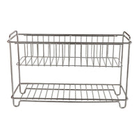 Bathroom Stainless Steel Storage Rack Countertop Organizer for Cosmetics and Toiletries
