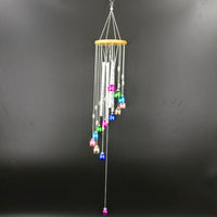 Colorful Wooden & Aluminum Tube Wind Chime for Home Decor and Blessings