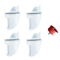 DIY Poultry Automatic Feeder Kit with Black Rubber Rings, Chicken Feeder Troughs, and Nipple Drinkers
