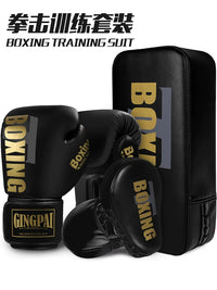 Adult & Kids Boxing Gloves with Focus Mitts for Training, Kickboxing, Muay Thai