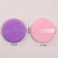 Velvet Loose Powder Puff for Face Makeup Setting, Round Soft Fluffy Foundation Applicator