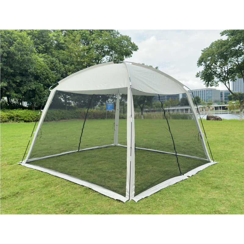 Outdoor Camping Mosquito Net Tent with Sunshade and Rainproof Canopy