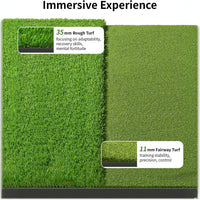 Golf Hitting Mat Alignment Stick Foldable Direction Indicator Putting Corrector Swing Trainer Practice Aid