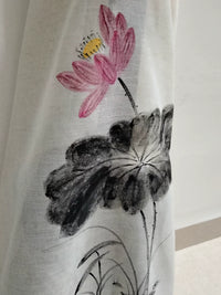 Hand-Painted Chinese Style Instrument Dust Cover for Pipa, Guitar, Cello