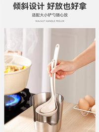 304 Stainless Steel Lid and Ladle Rest, Integrated Upright Storage Rack for Hot Pot Utensils