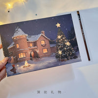 Christmas Luminous Recording Greeting Card with Magic Wand for Couples