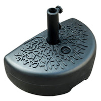 Outdoor Half-Round or Cross Base for Patio Umbrella