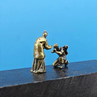 Brass Micro Landscape Figures - Jing Jing Plea Scene