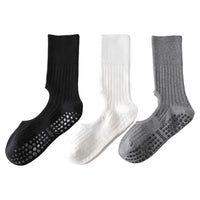 Ballet Style Non-Slip Yoga Pilates Socks with Open Instep for Dance & Training