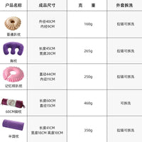 Memory Foam U-Shaped Massage Pillow for Spa and Office Naps