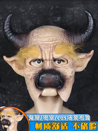 Bull Demon King Mask Headpiece for Halloween & Party Cosplay