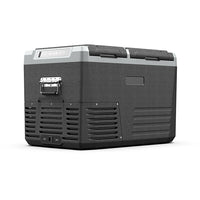 Brevino 45L Dual Zone Portable Car Refrigerator for Travel, Camping, and Trucks