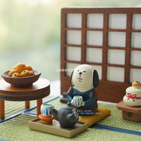 Japanese Style Miniature Dollhouse Retro Tatami Screen Display Ornament