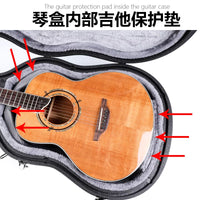 Guitar Case Sponge Padding Shockproof Instrument Protection Mat