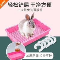 Disposable Pet Cage Tray Liners for Small Animals - 50 Count