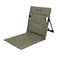 COOLCAMP Outdoor Folding Beach Chair with Backrest, Aluminum Alloy Portable Picnic Lawn Chair