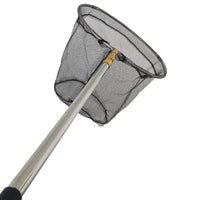 Stainless Steel Telescopic Fishing Landing Net with Fine Mesh
