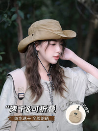 Quick-Dry Outdoor Sun Hat for Hiking, Camping, Fishing - Unisex Breathable UV Protection Bucket Hat