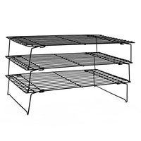3-Tier Collapsible Cooling Rack for Baking, Roasting, and Grilling