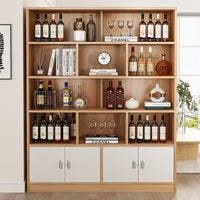 Modern Commercial Wine Cabinet Display Shelf for Living Room Restaurant Storage and Product Exhibition